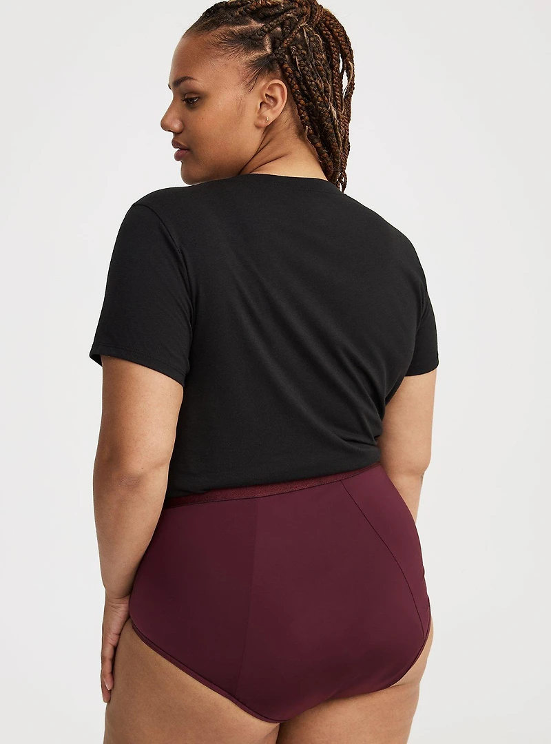 Leakproof Second Skin High-Rise Brief Panty