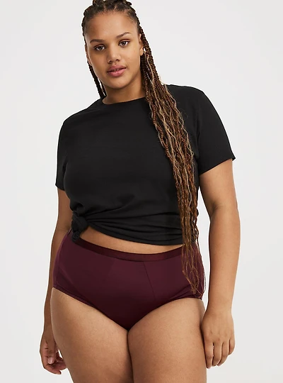 Leakproof Second Skin High-Rise Brief Panty