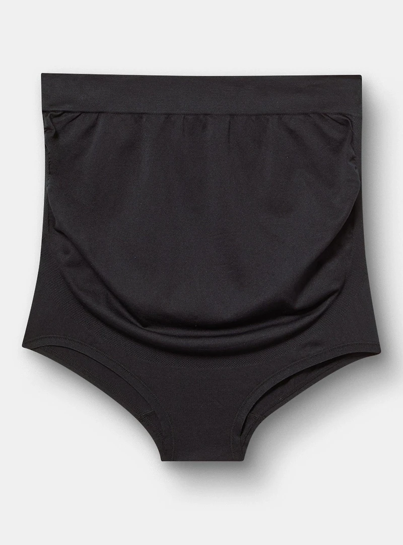Seamless High-Rise Maternity Brief Panty