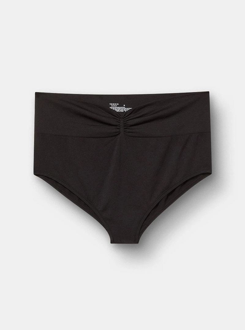 Seamless Smooth High-Rise Ruched Brief Panty