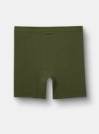 Cotton Rib High-Rise Short Panty