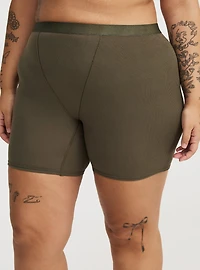 Cotton Rib High-Rise Short Panty