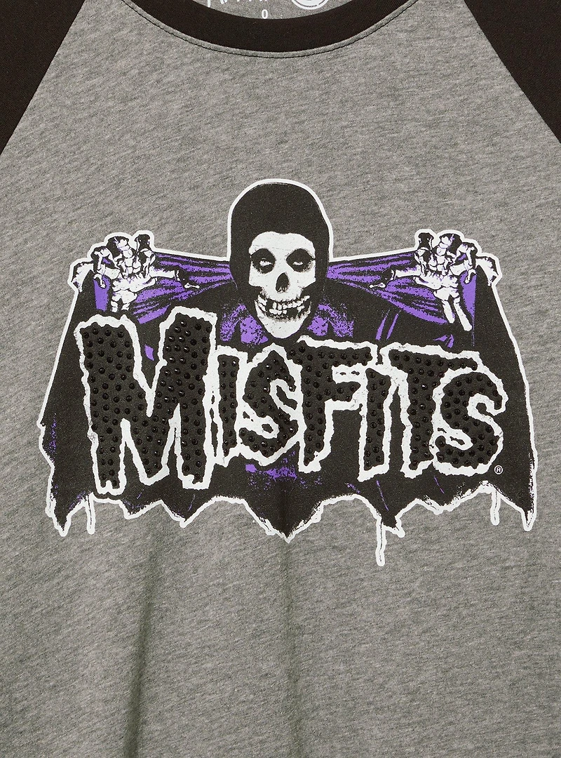 Misfits Cotton Jersey Raglan Tee