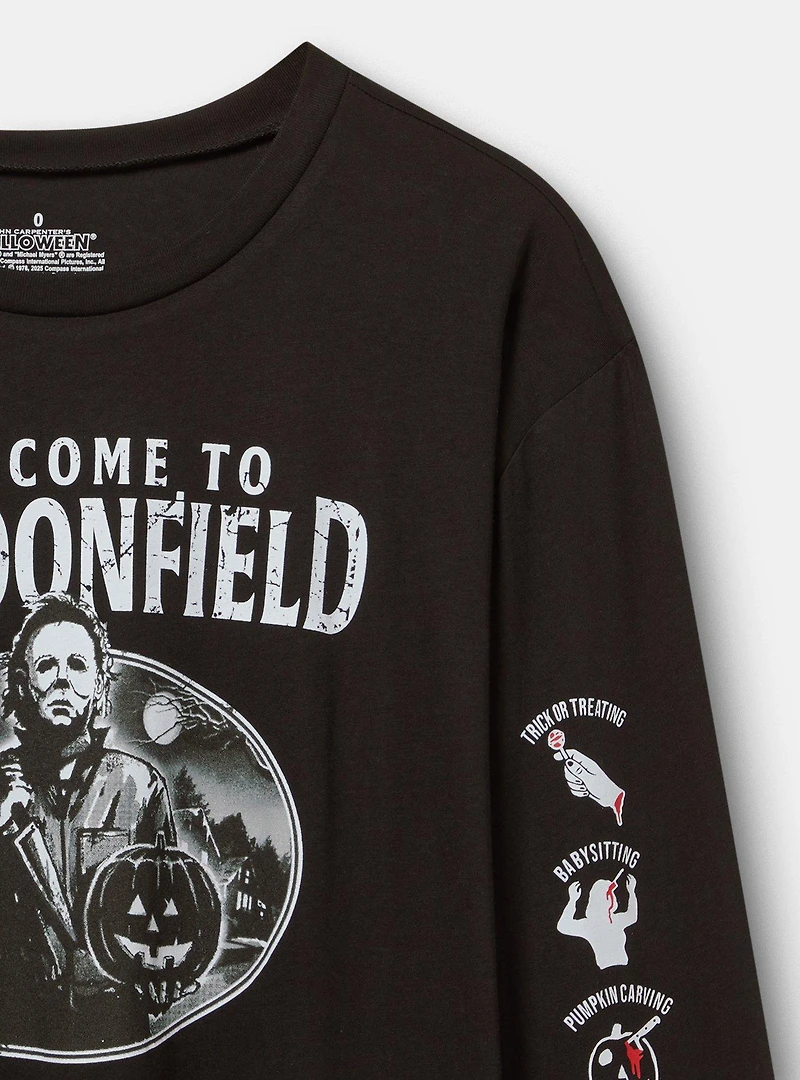 Halloween Cotton Jersey Long Sleeve Tee