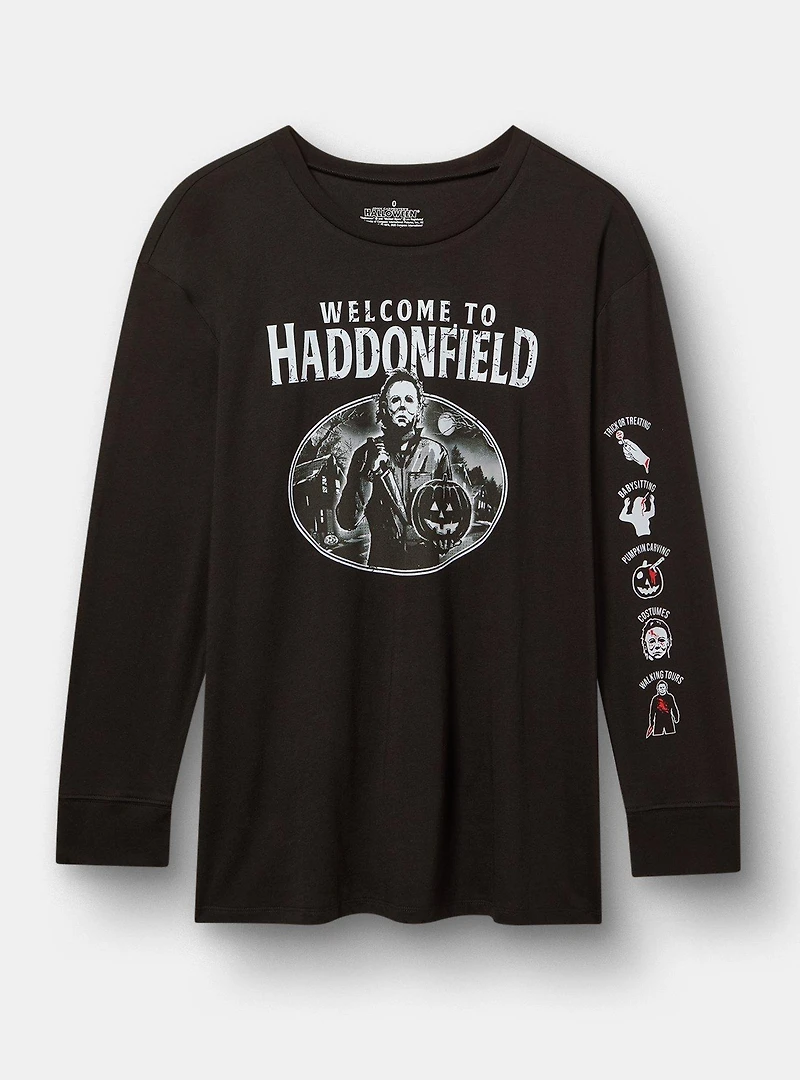 Halloween Cotton Jersey Long Sleeve Tee