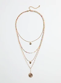 Beaded Layered Necklace