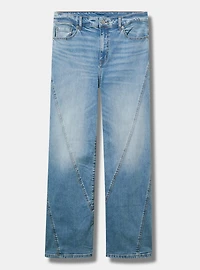 High-Rise Wide-Leg Jean With Twisted Seams