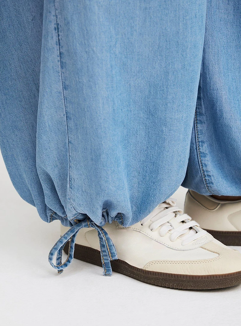 Slouchy Balloon Lightweight Denim Jean