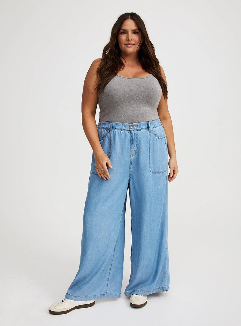 Slouchy Balloon Lightweight Denim Jean