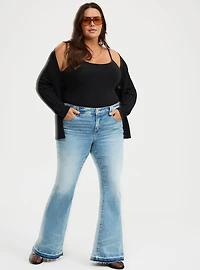 Perfect Super-Flare Mid-Rise Jean