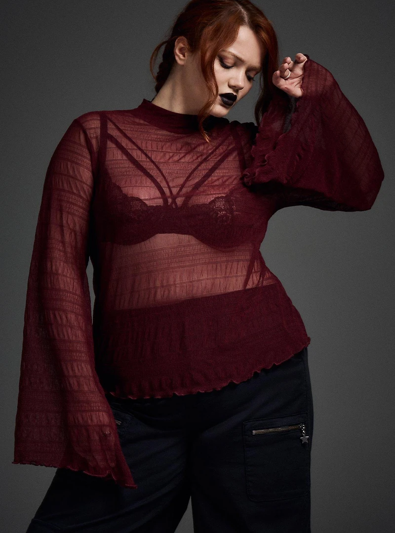 Nightfall Mock Neck Top