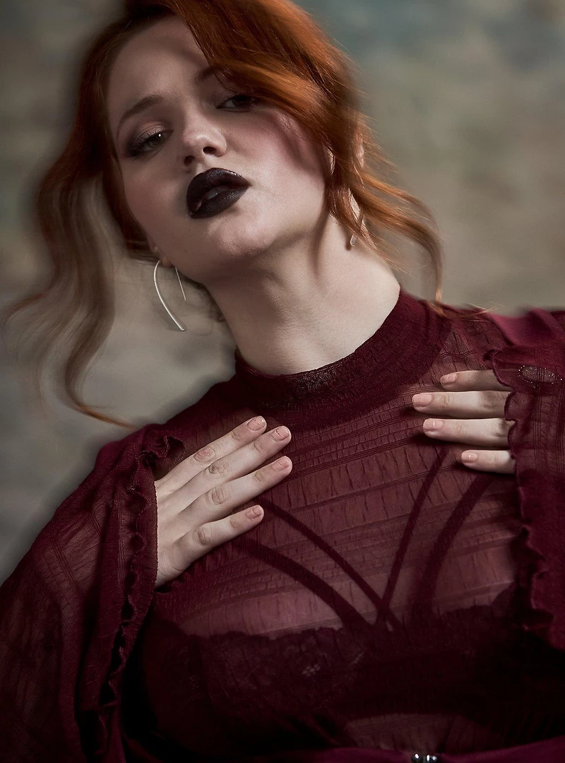 Nightfall Mock Neck Top