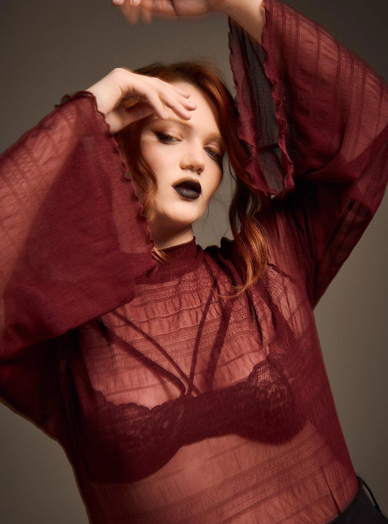 Nightfall Mock Neck Top