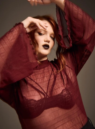 Nightfall Mock Neck Top