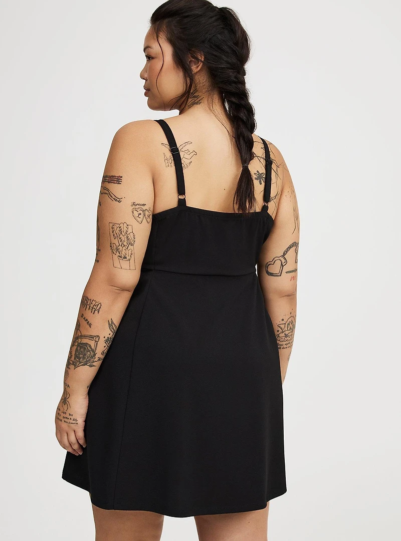 Mini Bow-Strap Dress