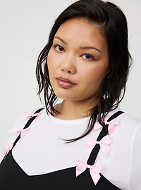 Mini Bow-Strap Dress