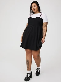 Mini Bow-Strap Dress