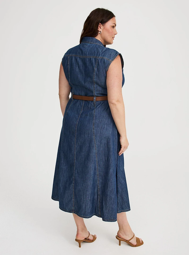 Denim Trucker Dress