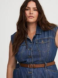 Denim Trucker Dress