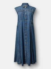 Denim Trucker Dress