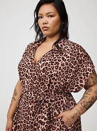 Collared Tea-Length Dress