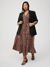 Collared Tea-Length Dress