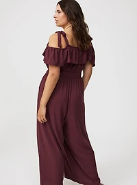 Ruffle Off-Shoulder Jumpsuit