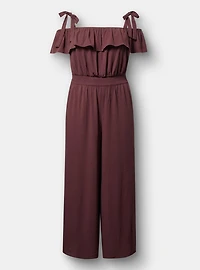Ruffle Off-Shoulder Jumpsuit