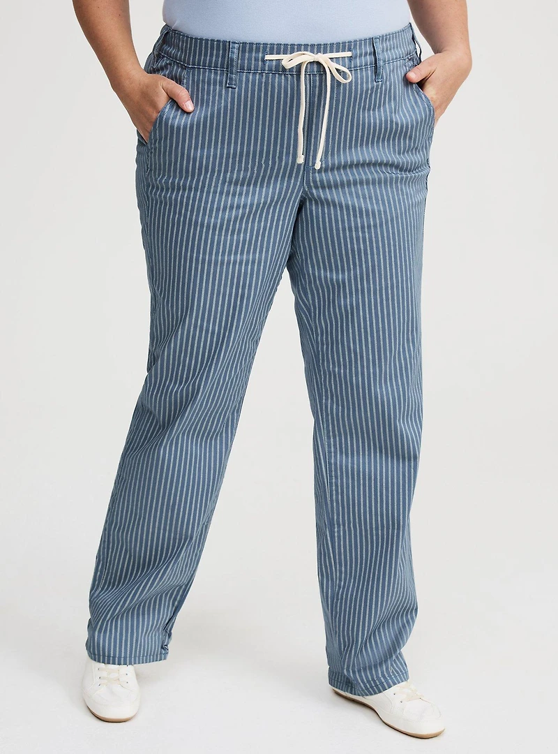 Weekend Mid-Rise Straight Pant