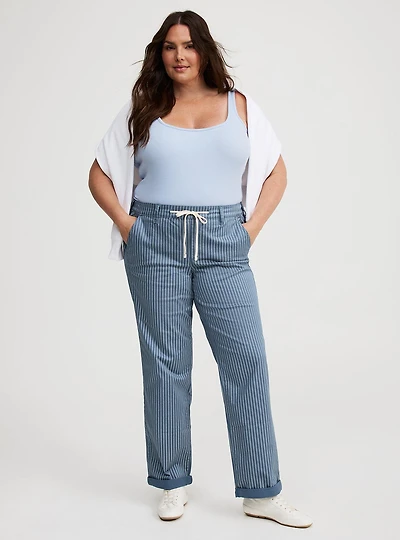 Weekend Mid-Rise Straight Pant