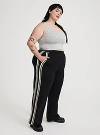 High-Rise Pull-On Track Pant