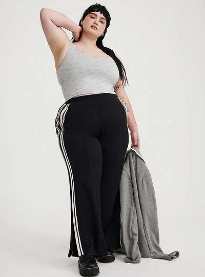 High-Rise Pull-On Track Pant