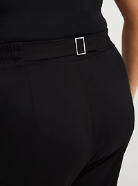 Wide-Leg Buckle-Back Pant
