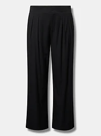 Wide-Leg Buckle-Back Pant
