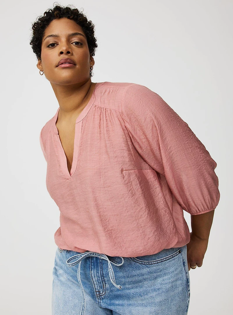 Harper 3/4 Blouson Sleeve Top