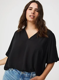 Harper Georgette Puff Sleeve Blouse
