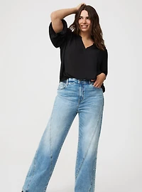 Harper Georgette Puff Sleeve Blouse