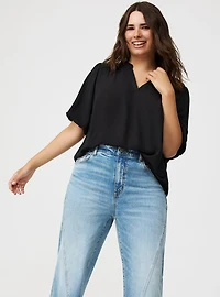 Harper Georgette Puff Sleeve Blouse