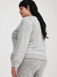 Super Soft Plush Relaxed Lounge Pullover