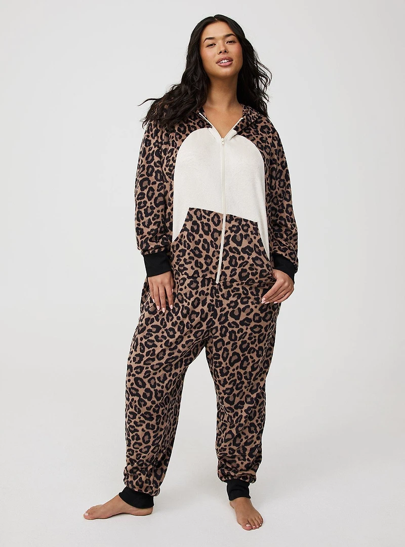 Leopard Lounge Onesie
