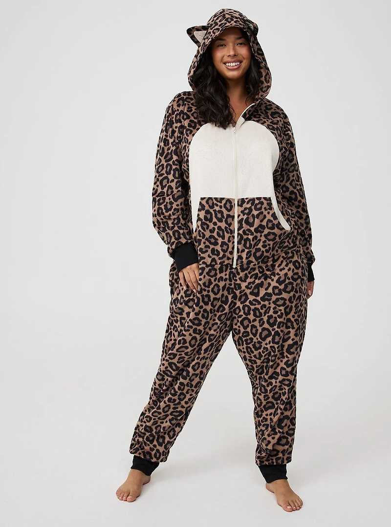 Leopard Lounge Onesie