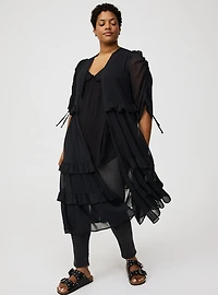 Tiered Maxi Kimono