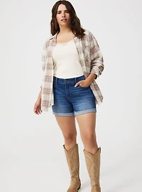 Lizzie Cotton Button-Up Shirt