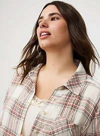 Lizzie Cotton Button-Up Shirt