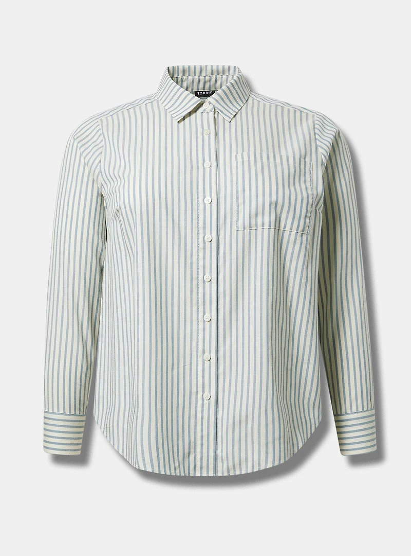 Lizzie Cotton Rayon Button-Up Shirt