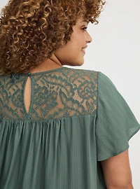 Lace Inset Blouse