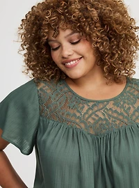 Lace Inset Blouse