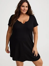 Waffle Sleep Tee Dress