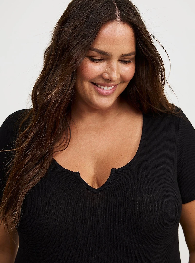 Waffle Sleep Tee Dress