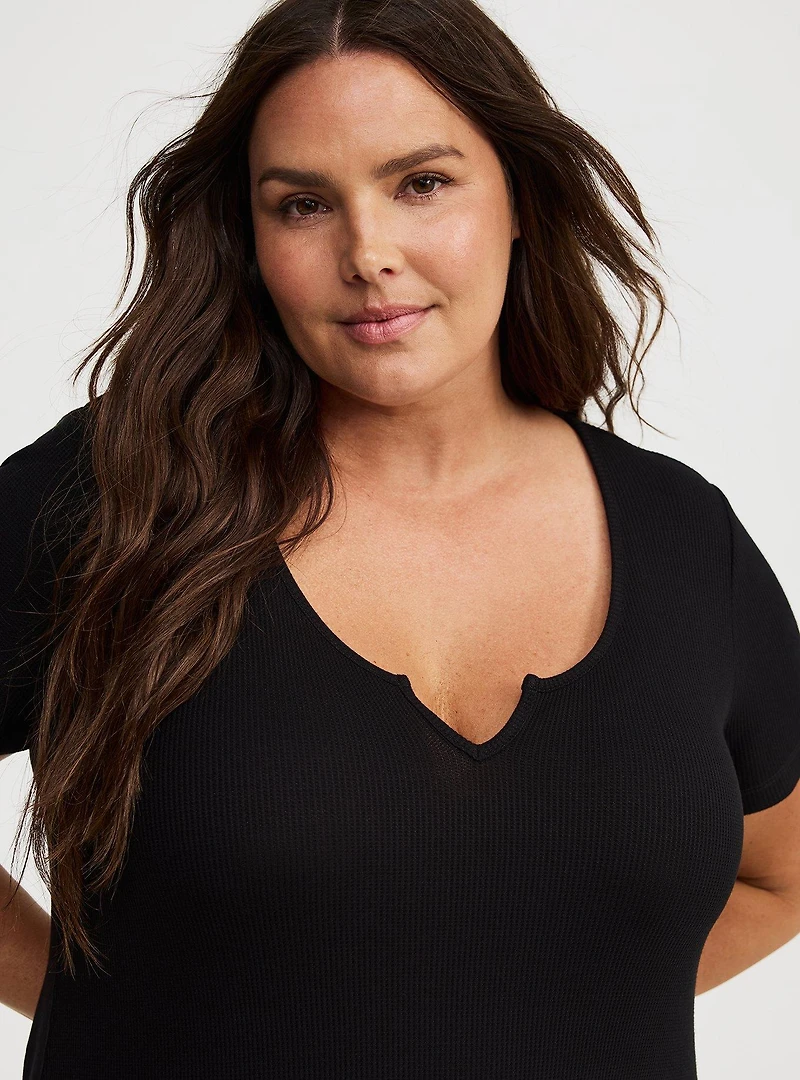 Waffle Sleep Tee Dress
